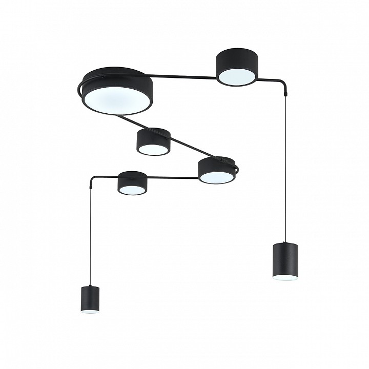 Потолочная люстра indigo modulo 14028/7с black