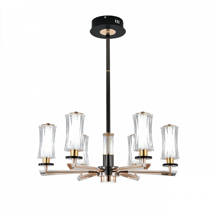 Люстра на штанге indigo grandioso 13038/6r black