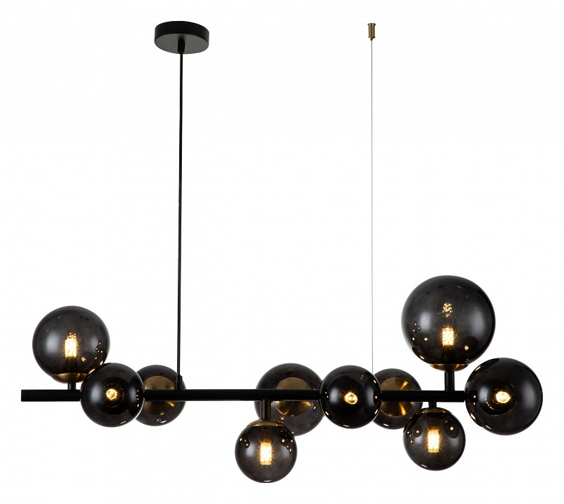 Подвесная люстра indigo molecola 11018/10p black