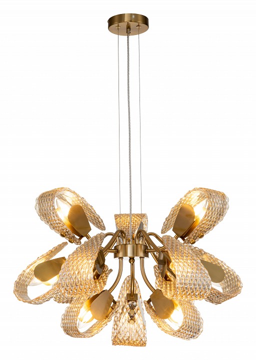 Подвесная люстра indigo fless 11033/12p amber