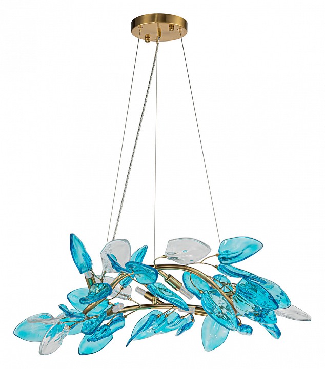 Подвесная люстра indigo olivo 11043/6p blue