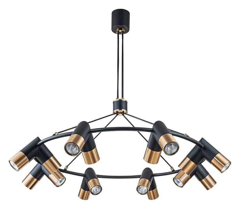 Подвесная люстра indigo doppio 11036/16p black