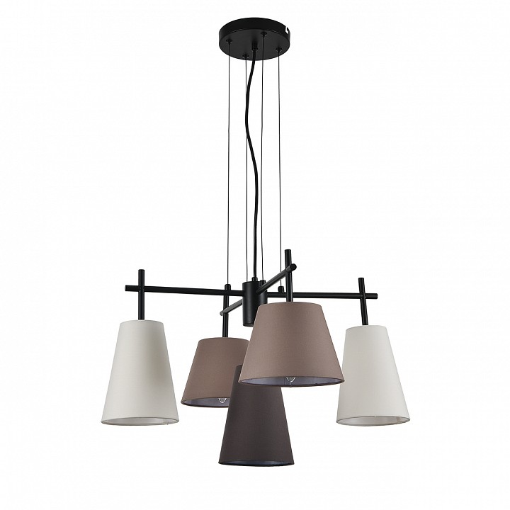 Подвесная люстра indigo abbinare 13032/5p black