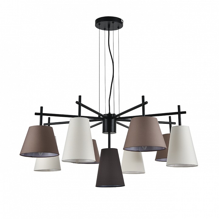 Подвесная люстра indigo abbinare 13032/9p black