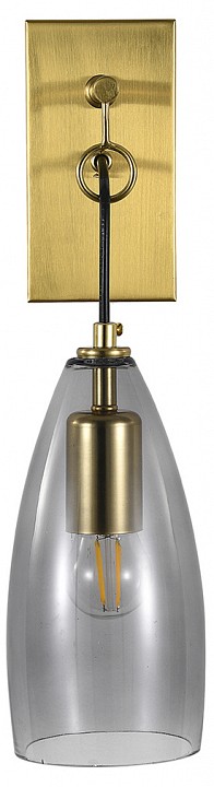 Бра indigo goccia 11064/1w smoke