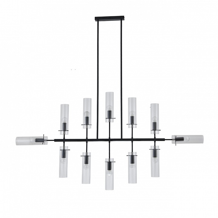 Люстра на штанге indigo saetta 11053/12r black