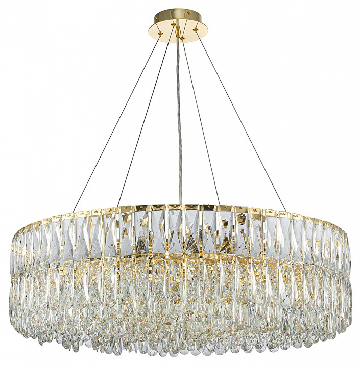 Подвесная люстра indigo vortice 12050/18p gold