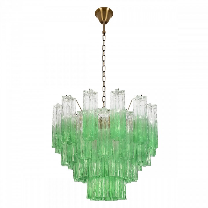 Подвесная люстра loft it murano 10580/600 clear green