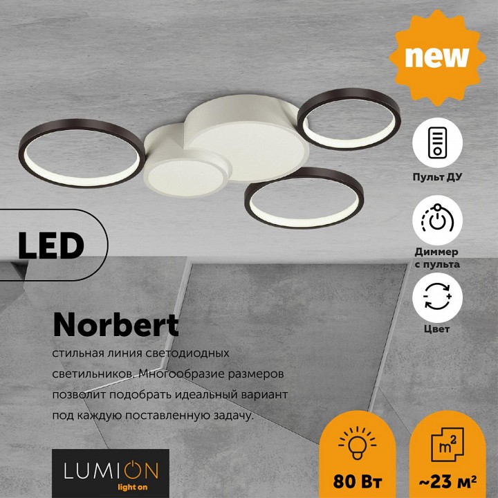 Потолочная люстра lumion norbert 5253/80cl