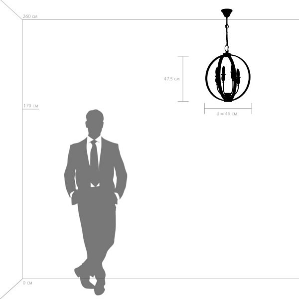Подвесная люстра lightstar cero 731247