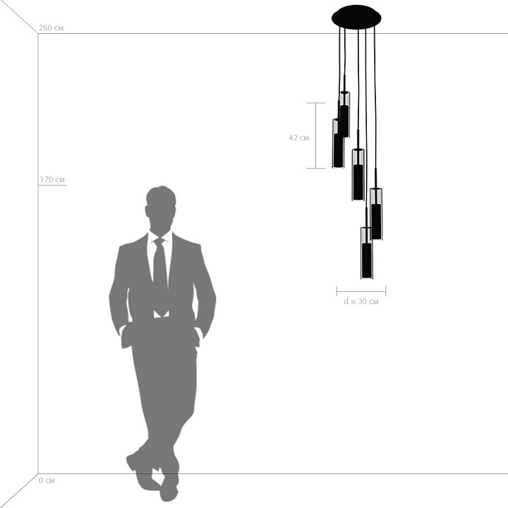 Подвесной светильник lightstar cilino 756052