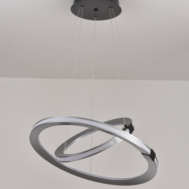 Подвесной светильник iledex vision 9225-8+5sd gr+bk