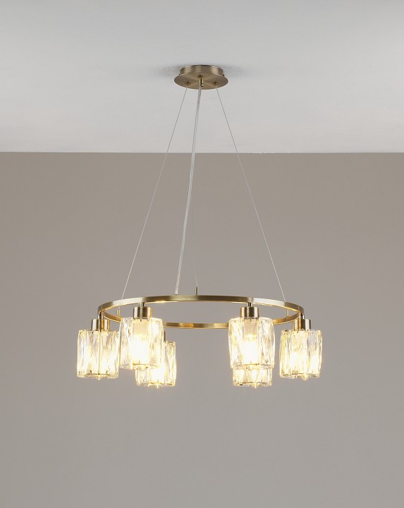 Подвесная люстра moderli prismique v11684-6p
