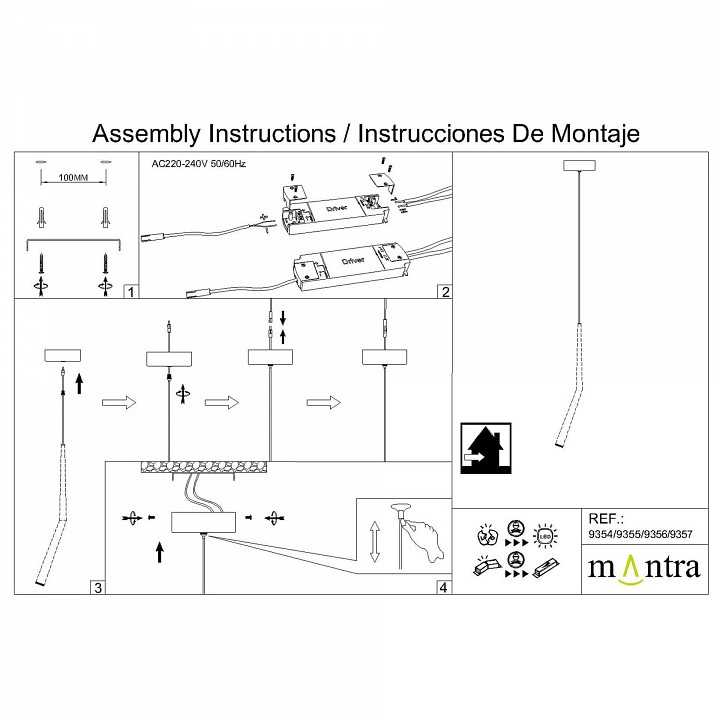 Основание mantra modular light florones 9357