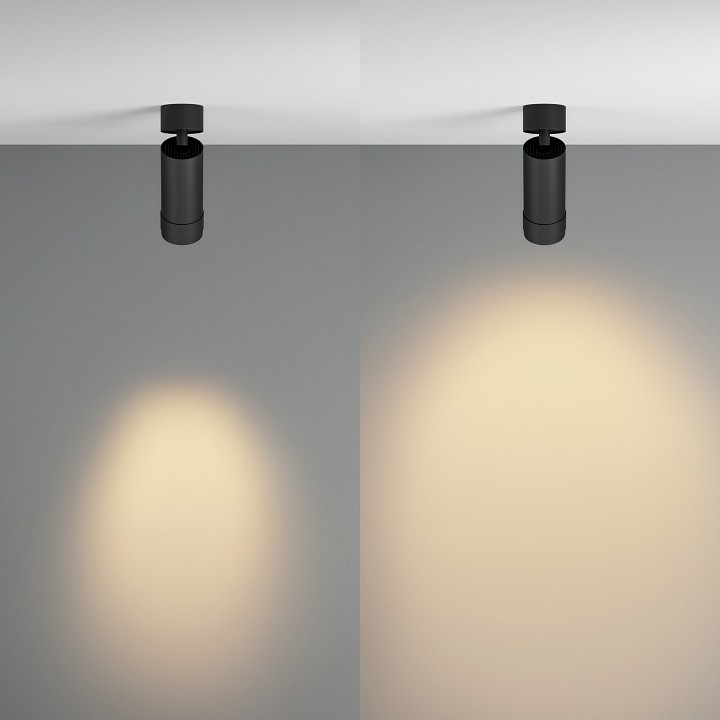 Светильник на штанге maytoni technical focus zoom c055cl-l12w2.7k-z-b