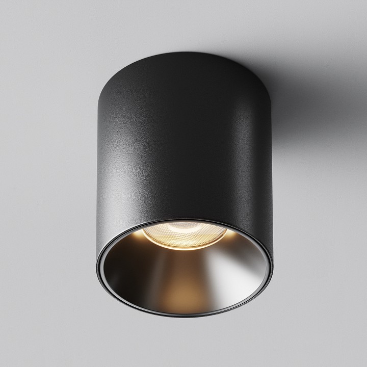 Накладной светильник maytoni technical alfa led c064cl-12w3k-rd-b