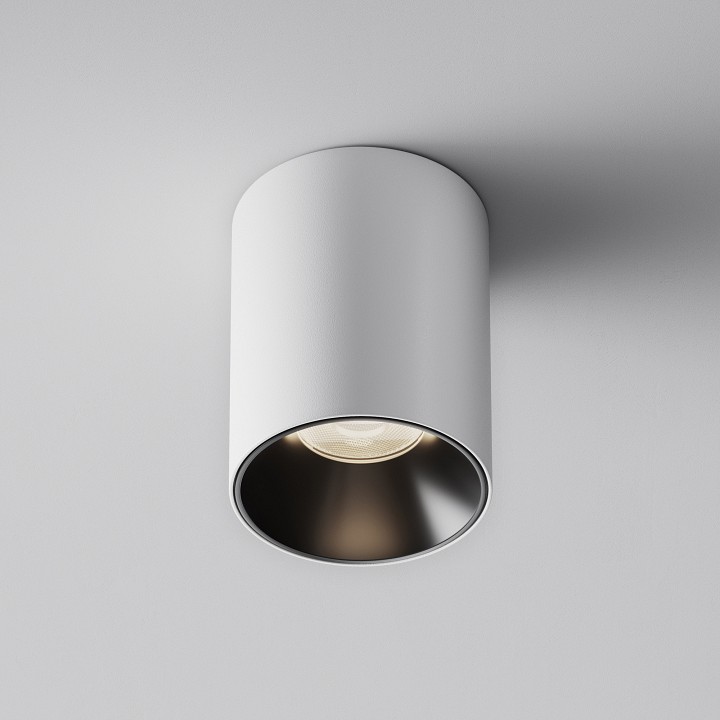 Накладной светильник maytoni technical alfa led c064cl-8w4k-rd-wb