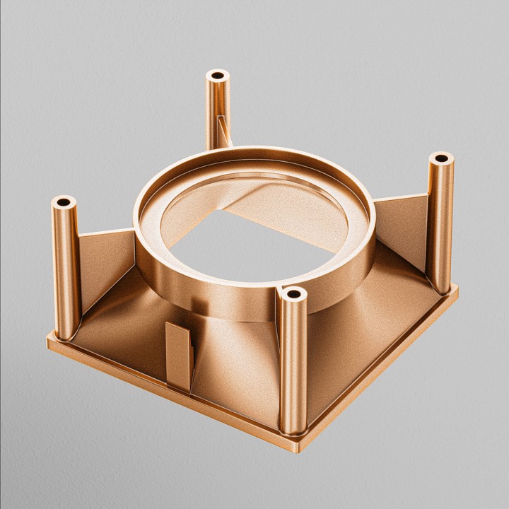 Рамка на 1 светильник maytoni technical alfa led c065-01mg