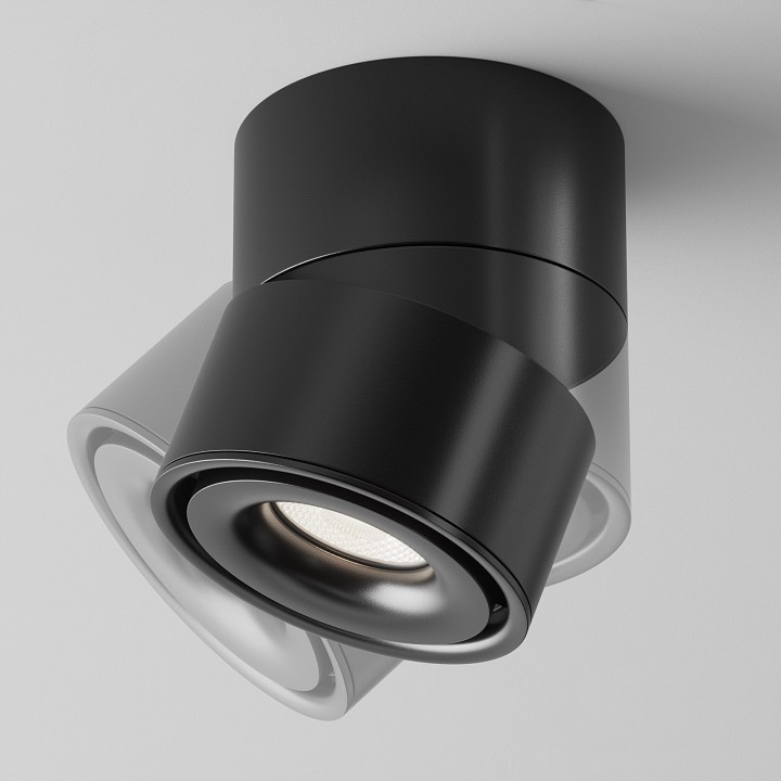 Светильник на штанге maytoni technical yin c084cl-15w4k-b
