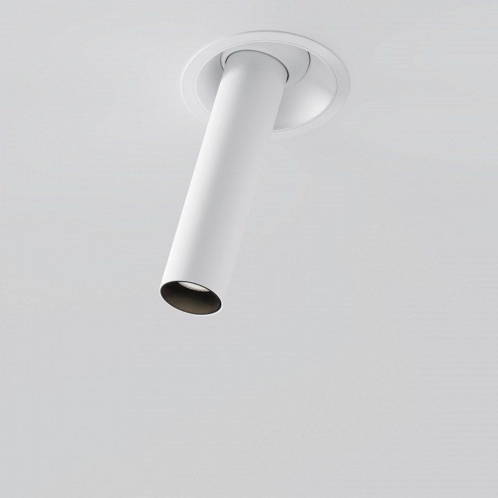 Встраиваемый светильник maytoni technical focus t c140rs-l200-7w4k-w