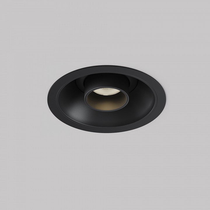 Встраиваемый светильник maytoni technical focus t c140rs-l300-7w3k-b