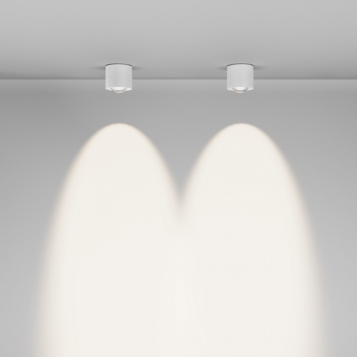 Накладной светильник maytoni technical lens c217cl-15w4k-w