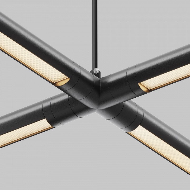 Токопровод x-образный центральный maytoni technical  ca017tx-p-b