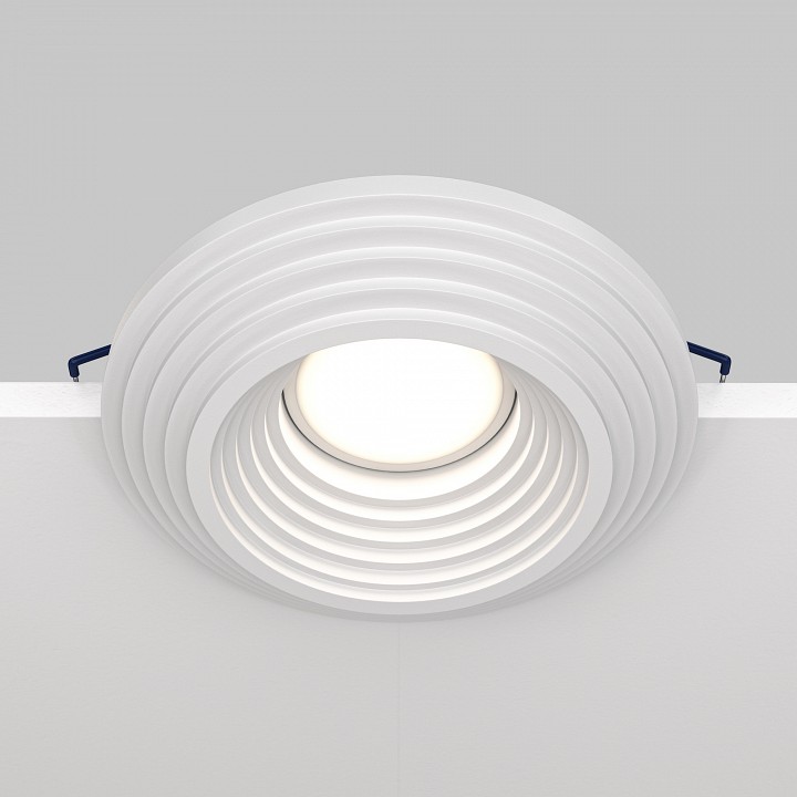 Встраиваемый светильник maytoni technical gyps modern dl004-1-01-w-1