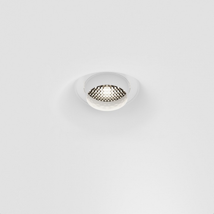 Встраиваемый светильник maytoni technical gyps modern dl006-gu10-rd-w