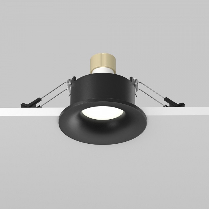 Встраиваемый светильник maytoni technical slim dl027-gu10-b