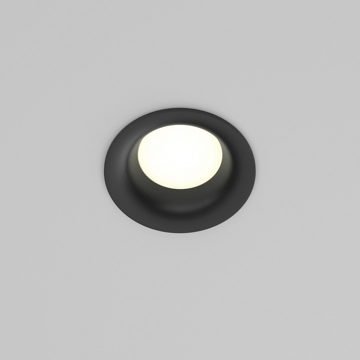 Встраиваемый светильник maytoni technical slim dl027-gx53-b