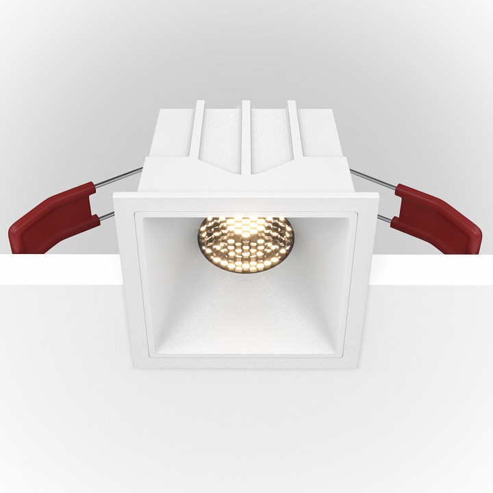 Встраиваемый светильник maytoni technical alfa dl043-01-10w3k-sq-w