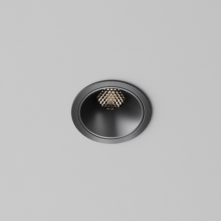 Встраиваемый светильник maytoni technical alfa led dl043-01-10w4k-rd-b-1