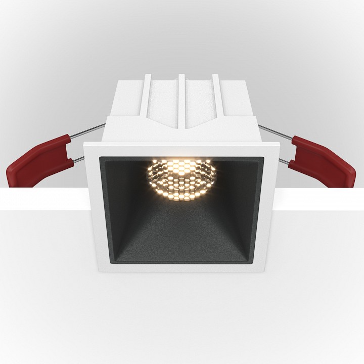 Встраиваемый светильник maytoni technical alfa dl043-01-10w4k-sq-wb