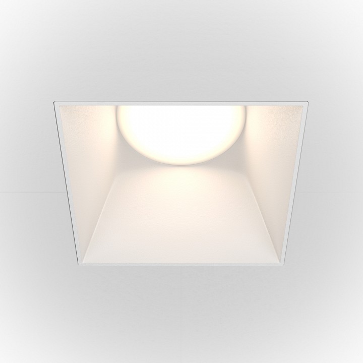 Встраиваемый светильник maytoni technical share dl051-01-gu10-sq-w