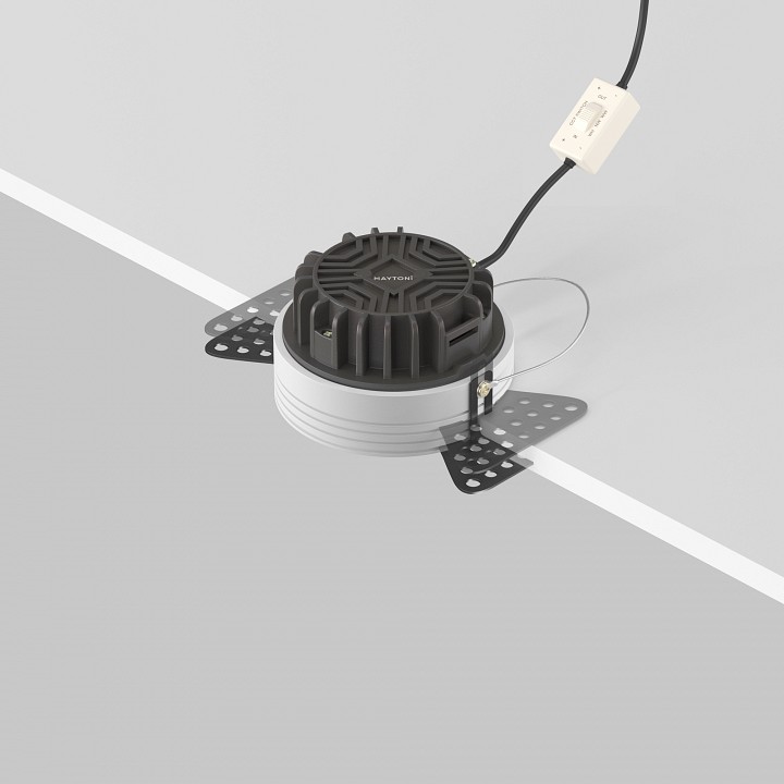 Встраиваемый светильник maytoni technical okno dl055-8w3-4-6k-trs-b