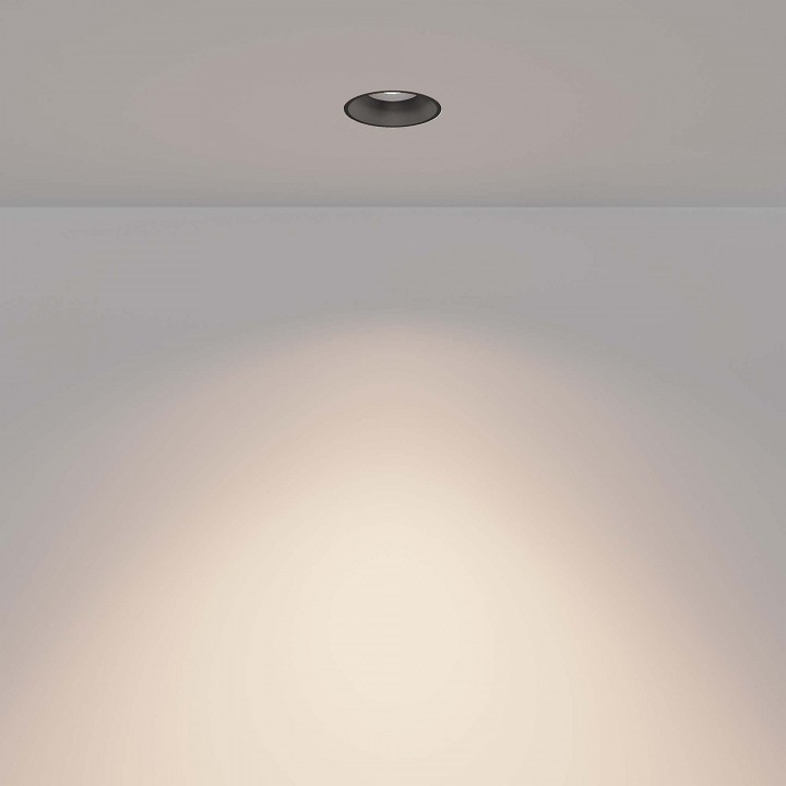 Встраиваемый светильник maytoni technical mini dl059-7w3k-trs-b