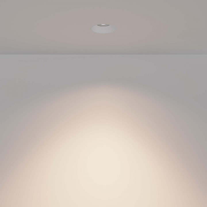 Встраиваемый светильник maytoni technical mini dl059-7w3k-trs-w