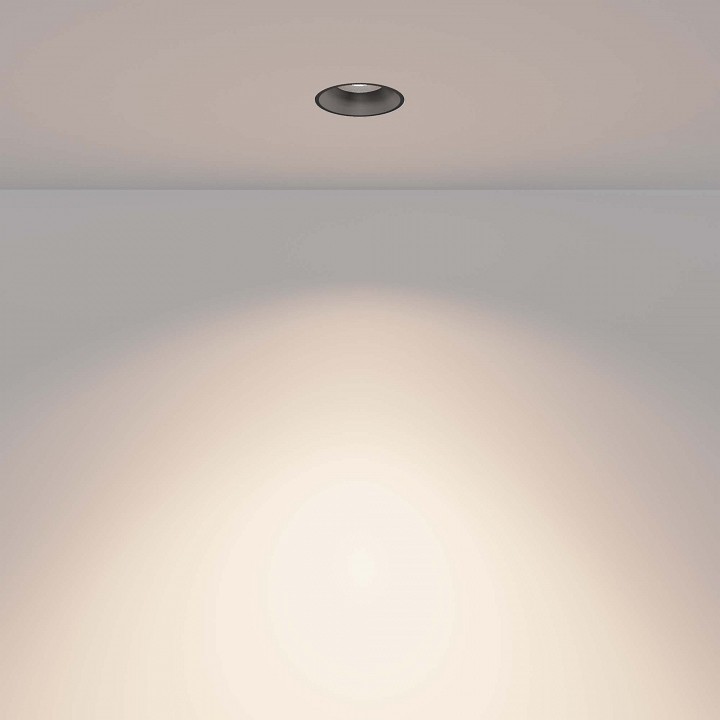 Встраиваемый светильник maytoni technical mini dl059-7w4k-trs-b