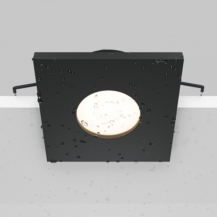 Встраиваемый светильник maytoni technical stark dl083-01-gu10-sq-b