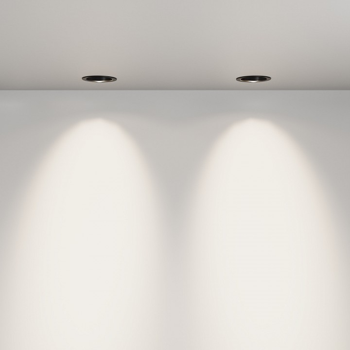 Встраиваемый светильник maytoni technical lens dl105-12w4k-b