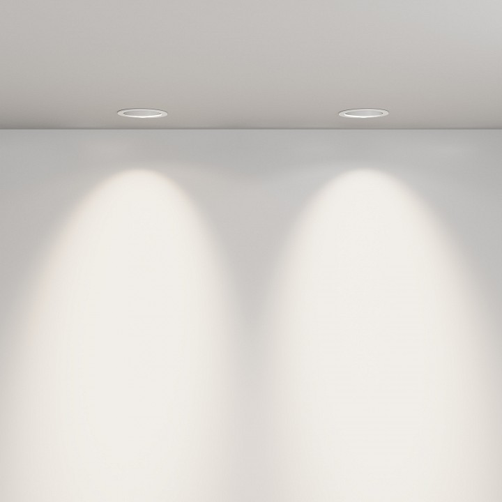 Встраиваемый светильник maytoni technical lens dl105-12w4k-w