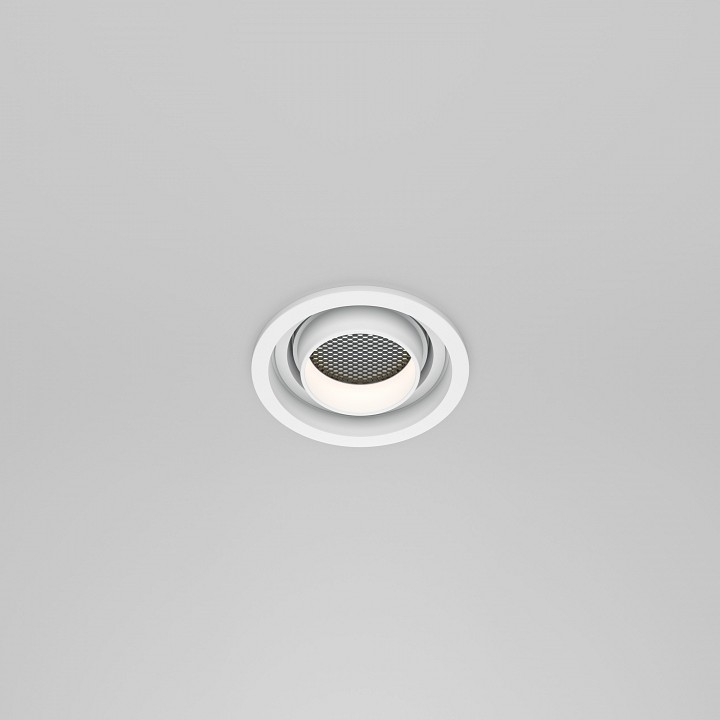 Встраиваемый светильник maytoni technical atom dl113-gu10-01-rd-w