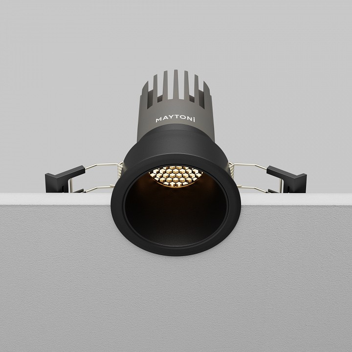 Встраиваемый светильник maytoni technical  dl116-10w-3k-b