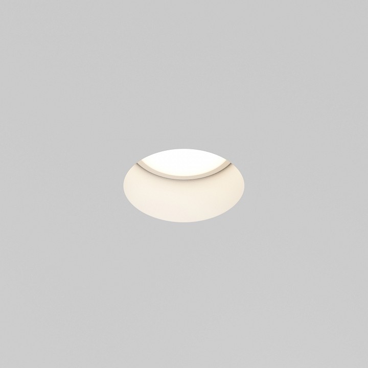 Встраиваемый светильник maytoni technical gyps modern dl123-gu10-01-w