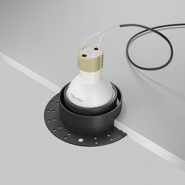 Встраиваемый светильник maytoni technical share dl126-gu10-trs-b