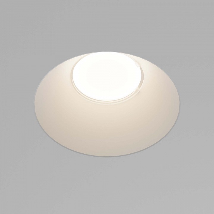 Встраиваемый светильник maytoni technical gyps modern dl129-gu10-01-w