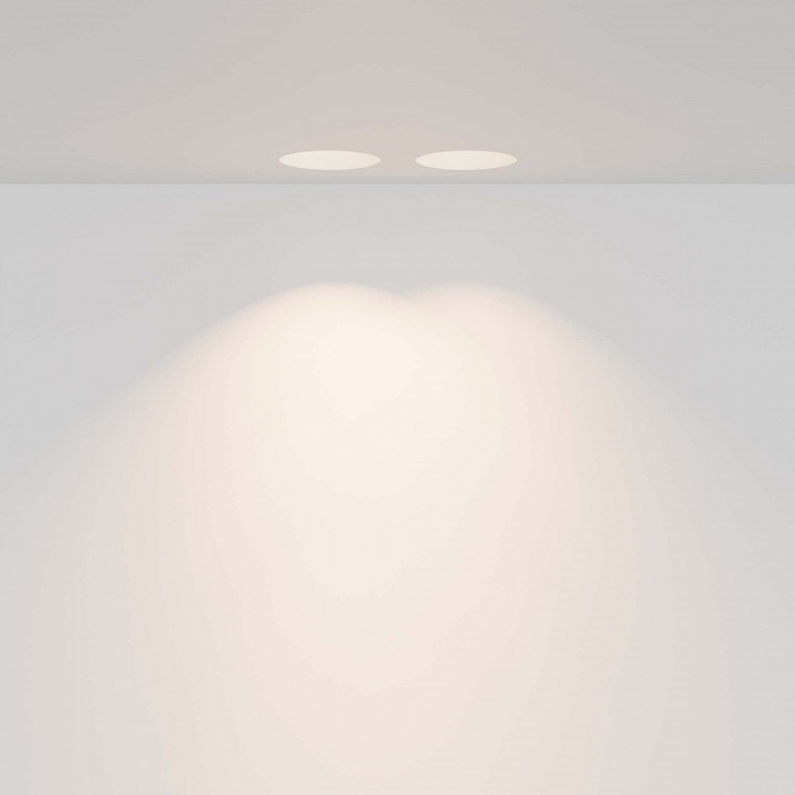 Встраиваемый светильник maytoni technical gyps modern dl129-gu10-02-w