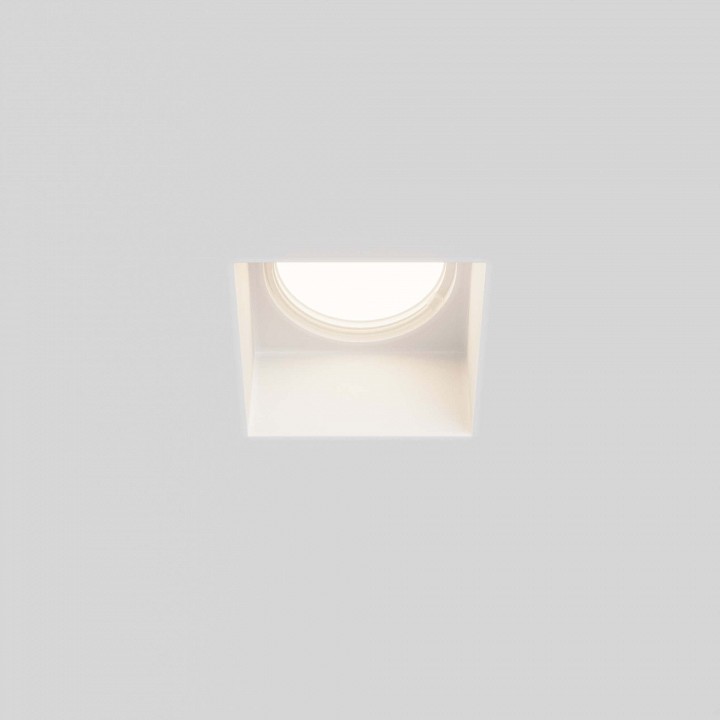 Встраиваемый светильник maytoni technical gyps modern dl131-gu10-01-w