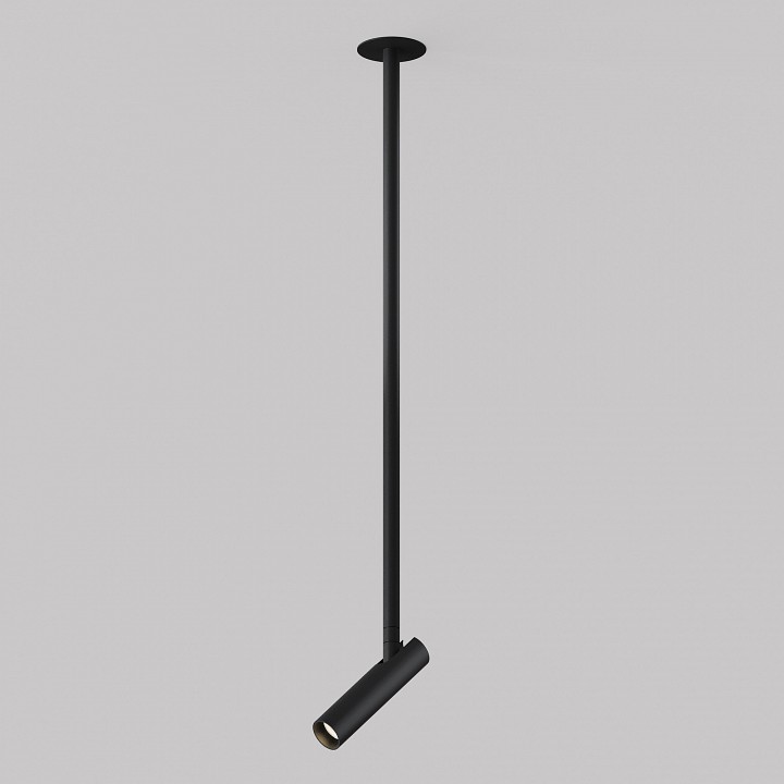 Встраиваемый светильник на штанге maytoni technical focus t p141rs-l125-6w3k-b